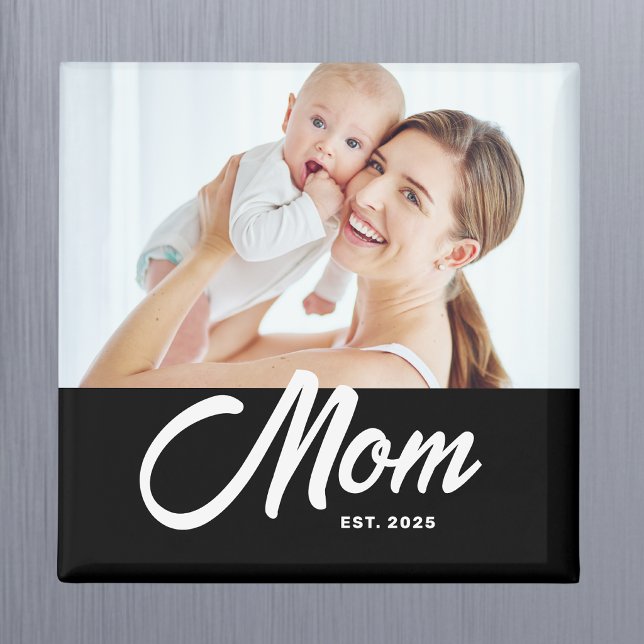 Mum Established Photo Mother's Day Magnet (Creator Uploaded)