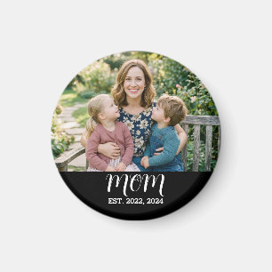 Mum Established Photo Mother's Day  Magnet