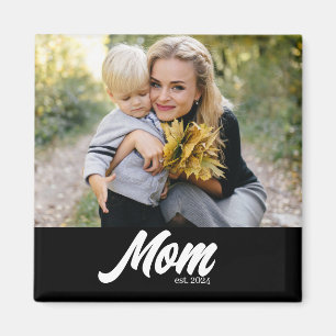 Mum Established Photo Mother's Day Magnet