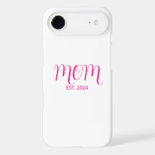 Mum Established Pink Script New Mum Gift