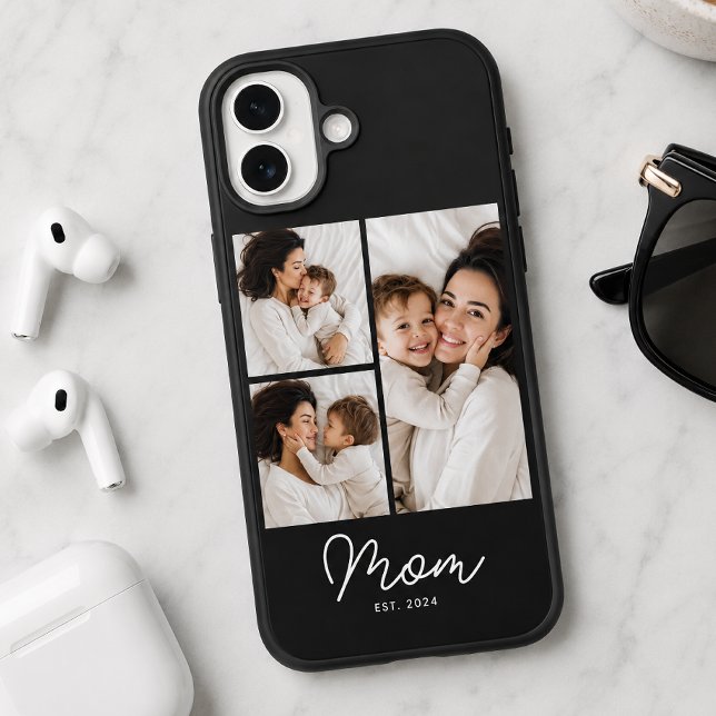 Mum Established Script Black 3 Photo Case-Mate iPhone Case (Creator Uploaded)