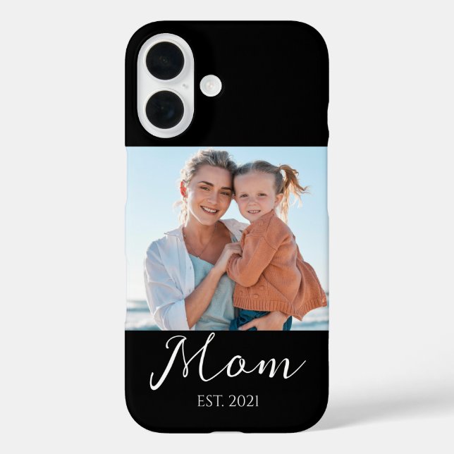Mum Established Script Photo  Case-Mate iPhone Case (Back)