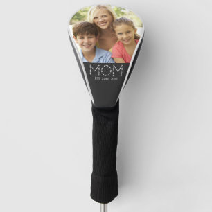 Mum Established Script Photo Golf Head Cover
