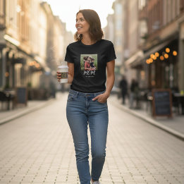 Mum Established Script Photo T-Shirt