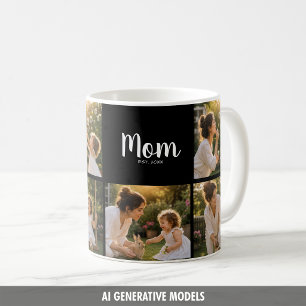 Mum Established Three Photo Memory Gift Coffee Mug