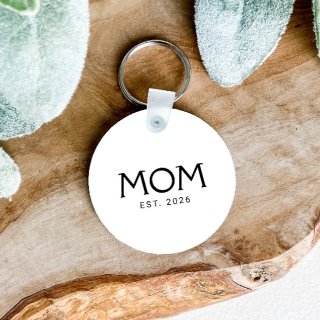 Mum Established Year New Mum Gift Key Ring (Creator Uploaded)