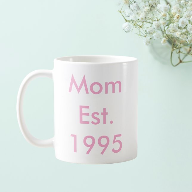 Mum Established Year Personalised Coffee Mug (Creator Uploaded)