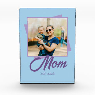 Mum Established Year with Photo Block