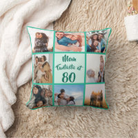Mum fantastic at 80 birthday modern photo collage