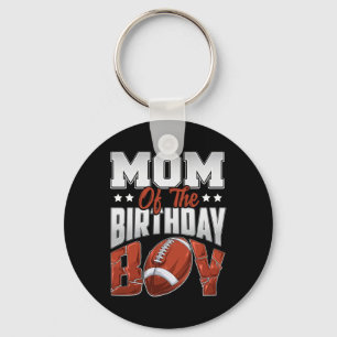 Mum Football Birthday Boy Family Baller B-day Part Key Ring