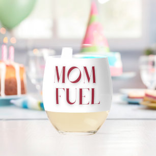 Mum Fuel Drink Glass