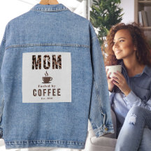 Mum Fuelled by Coffee Funny Humour