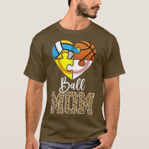 Mum Funny Volleyball Baseball Softball Basketball T-Shirt