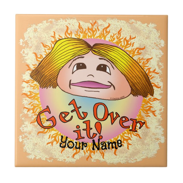 Mum Get Over It Tile (Front)