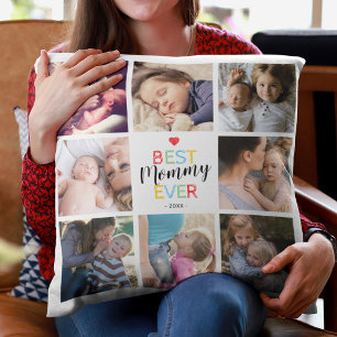 Mum Gift Photo Collage Cushion