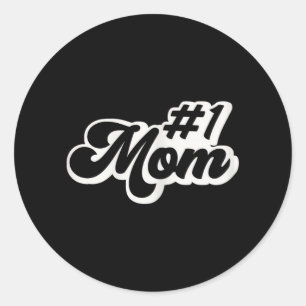Mum Gifts for Women Heart Mother's Day Mum Classic Round Sticker