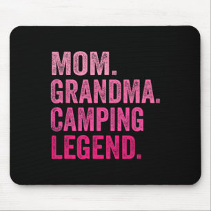Mum Grandma Camping Legend Funny Camper Mum Mouse Pad