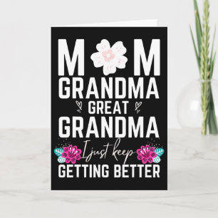 Mum Grandma Great-grandma Christmas Gifts Birthday Card