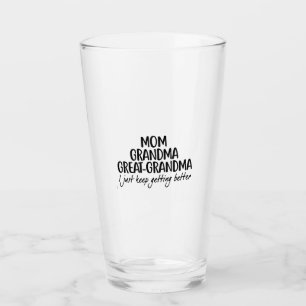 Mum Grandma Great-Grandma Mothers Day Glass