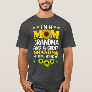Mum Grandma Great Grandma Sunflower Women , Mother T-Shirt