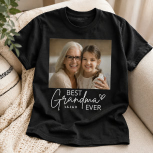 Mum Grandma Photo Gift T-Shirt