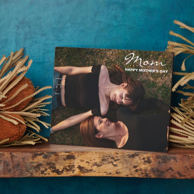 Mum-Happy Mother’s Day My Best Friend Photo Plaque (Side)