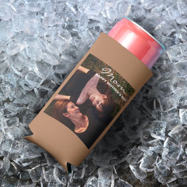 Mum-Happy Mother’s Day My Best Friend Photo Seltzer Can Cooler (Creator Uploaded)