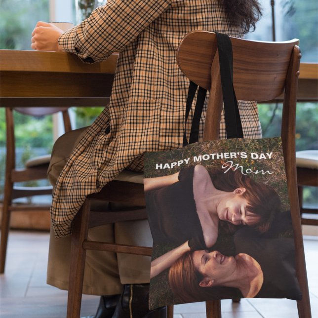 Mum-Happy Mother’s Day My Best Friend Photo Tote Bag (Creator Uploaded)