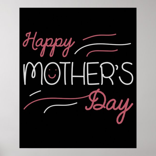 Mum - Happy Mother's day Poster (Front)