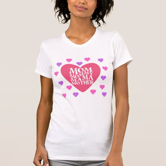 mum has many names t-shirt (Front)
