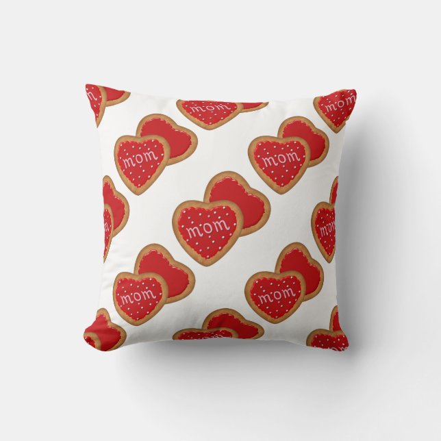 Mum Heart Cookies Pillow (Front)