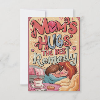  "Mum, Heart of Our World" greeting cards