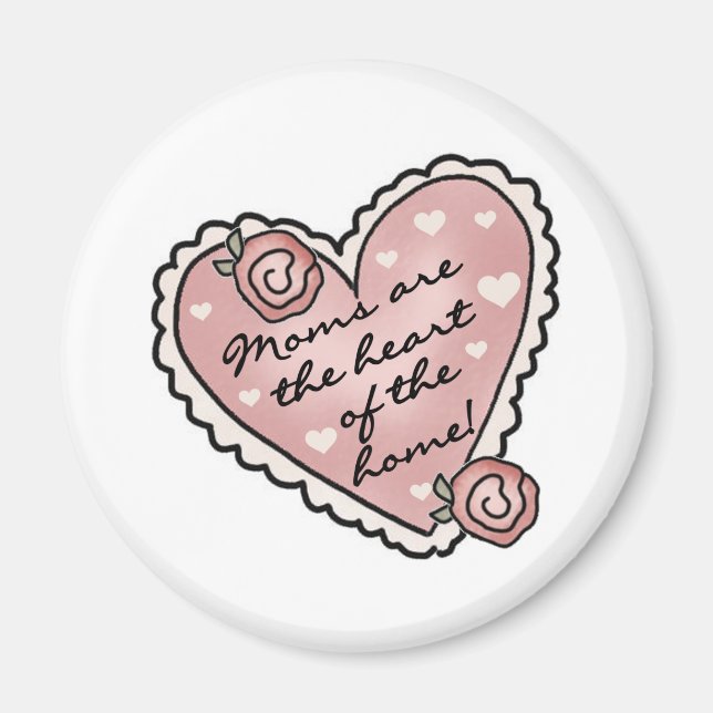 Mum Heart of the Home Magnet (Front)