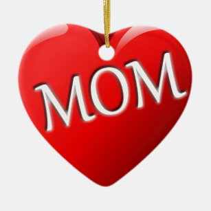 Mum Heart Ornament