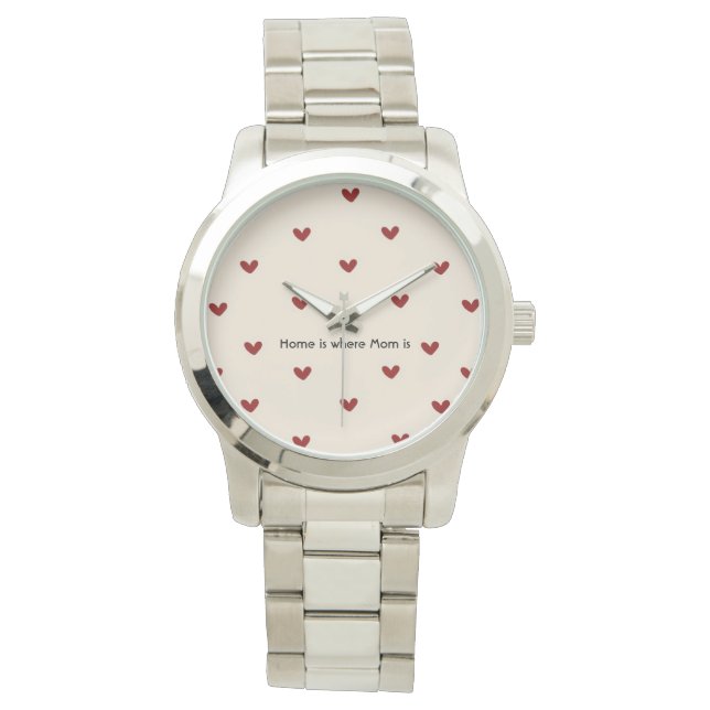 Mum Heart Watch – Elegant Mother’s Day Gift (Front)