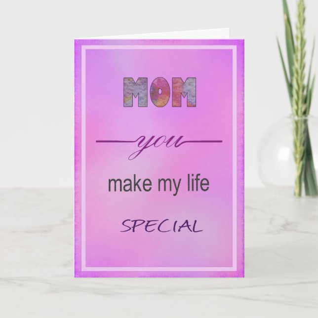 Mum Holiday Card (Front)