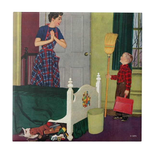 Mum, I Cleaned My Room! Tile (Front)