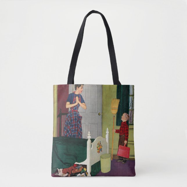 Mum, I Cleaned My Room! Tote Bag (Front)