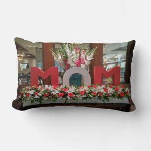 "Mum, I Love You" – A Heartfelt Floral Tribute Lumbar Cushion