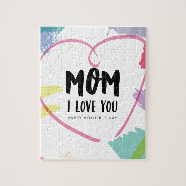 Mum I love you Jigsaw Puzzle (Vertical)
