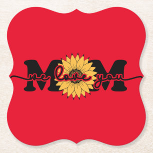 Mum I Love You Mother's Day-43250 Paper Coaster