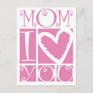 mum I love you Postcard