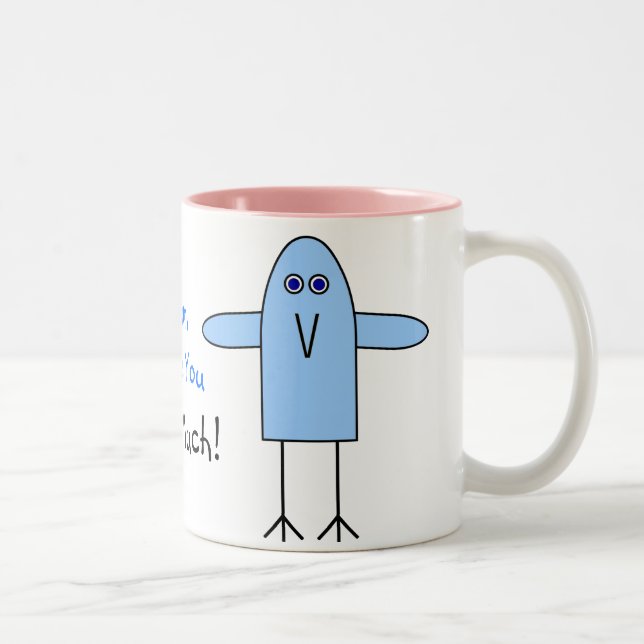 Mum, I Love You This Much! Two-Tone Coffee Mug (Right)