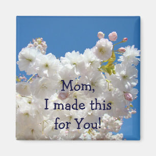 Mum I made this for You! magnet Pink Blossoms