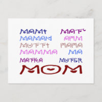 Mum in Different Languages (Mother's Day)