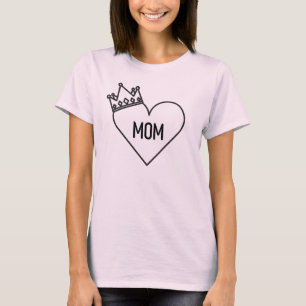 Mum (in Heart with a Crown) T-Shirt