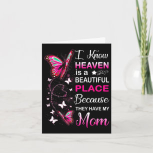 Mum is guardian angel in heaven memorial day men card