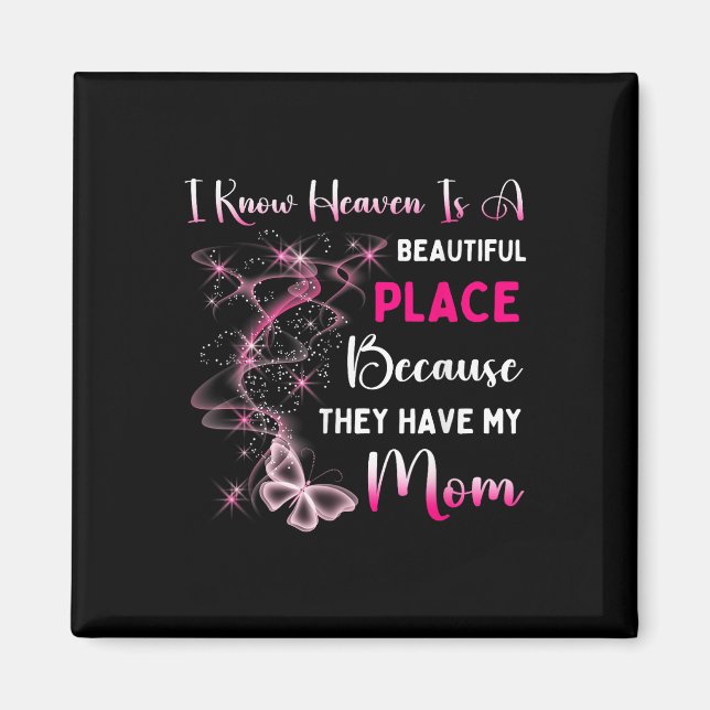 Mum Is My Guardian-angel In Heaven Memorial Day Magnet (Front)