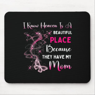 Mum Is My Guardian-angel In Heaven Memorial Day Mouse Pad