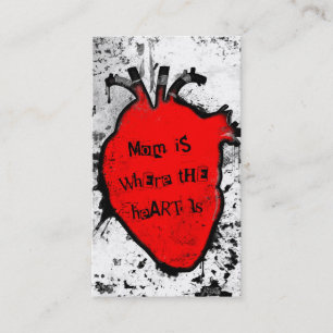 mum is where the anatomical heart is calling card